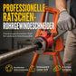 📢📢40% RABATT !!⏰Manuelles Gewindeschneidwerkzeug-Set für Rohre mit Ratschengriff und Schneideisenköpfen