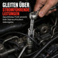 9-teiliges Gabelmutter-Steckschlüssel-Set, geschlitzter Lambdasonden-Schlüssel und Dieseleinspritzleitungs-Steckschlüssel, KFZ-Reparaturwerkzeug-Set mit Aufbewahrungskoffer