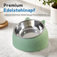 📢📢JETZT 50 % RABATT!! ⏰Edelstahl-Futternapf im niedlichen Katzen-Design – Ergonomischer 2-in-1 Napf für Katzen & kleine Hunde ✨