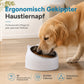 📢📢JETZT 50 % RABATT!! ⏰Edelstahl-Futternapf im niedlichen Katzen-Design – Ergonomischer 2-in-1 Napf für Katzen & kleine Hunde ✨
