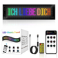 📢📢40% RABATT !!⏰Vielseitig einsetzbare, flexible LED-Anzeige, programmierbarer Lauftext & Animationsdisplay mit App-Steuerung
