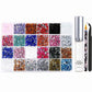 ✨JETZT 50 % RABATT!!✨24-teiliges Nagelkunst Strassstein-Set
