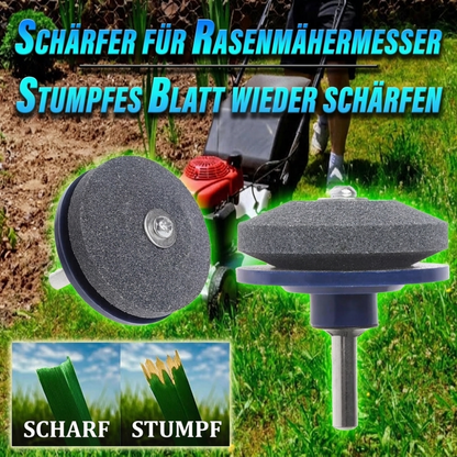 📢📢50% RABATT !!⏰Messer-Schärfer für Rasenmäher bei stumpfen Klingen