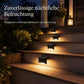 📢📢Kaufe 1, erhalte 1 gratis !!⏰Outdoor Solar Geländerleuchten Wasserdichte LED-Stufenleuchten für Gartentreppen, Zäune, Hof- und Landschaftsdekoration