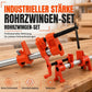 📢📢50% RABATT !!⏰Hochleistungs-Holzbearbeitungs-Rohrklemmenhalterung für 1/2 Zoll- und 3/4 Zoll-Rohre Stahlrohrklemmen-Werkzeug für Holzverleimung und Klemmung