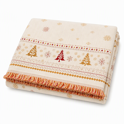 ✨ JETZT 50 % RABATT! !✨🎄 Verdickte Chenille Weihnachts Sofaüberzug – Vollflächiger, kratzfester und fleckenresistenter Couch-Schonbezug für Katzen ✨
