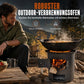 🏕️ 50 % RABATT 🔥 Tragbarer Holz-Kohle Ofen, multifunktional zum Campen, Grillen und Heizen
