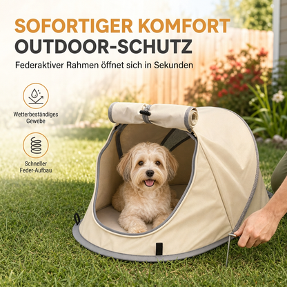 📢📢50% RABATT !! ⏰Tragbares, leichtes Pet Tent House für Katzen und kleine Hunde - für Innen- und Außenbereich, Reise, Camping, sonnengeschütztes Bett