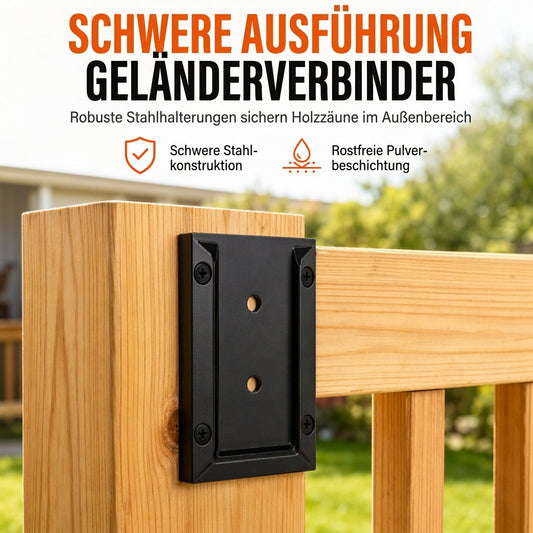 2x4-Zoll Holzpfostenhalterungen, Geländerpfosten-Fußstützen