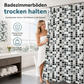 📢📢JETZT 50 % RABATT!! ⏰Wasserdichter und schimmelresistenter Stoff-Duschvorhang für das Badezimmer zur Trennung von Trocken- und Nassbereich