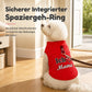 🐾 JETZT 50% RABATT ✨ Warmes Haustierpullover mit Leinenring — "Love Dad & Mum"-Design ❄️
