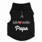 🐾 JETZT 50% RABATT ✨ Warmes Haustierpullover mit Leinenring — "Love Dad & Mum"-Design ❄️