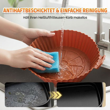 ✨ JETZT 50 % RABATT! !✨🍟Direkt backen und kross machen! Wiederverwendbarer Silikoneinsatz für die Heißluftfritteuse