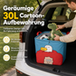 📢📢Kaufe 1, erhalte 1 gratis !!⏰Niedlicher Cartoon-faltbarer Kofferraum-Organizer, großer zusammenklappbarer Aufbewahrungskorb für Kleinigkeiten