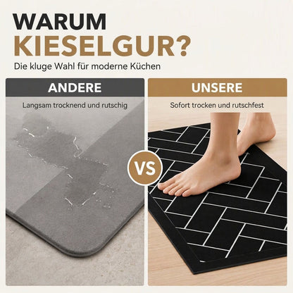 📢📢 JETZT 50 % RABATT!! ⏰Diatomeenerde-Badewannenmatte, rutschfeste, wasserabsorbierende Bodenmatte für Badezimmer und Eingangsbereich