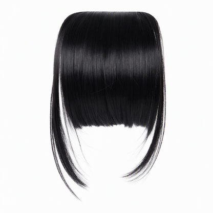 🌹 JETZT 50 % RABATT! !🌹15cm Synthetische Haarverlängerungen für Damen - eingeklemmter Air Bangs mit Koteletten-Fransen