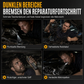 📢📢40% RABATT !!⏰Aufladbare LED-Arbeitsleuchte mit starkem Magnetfuß, handgehaltene superhelle Taschenlampe für Kfz-Reparatur und -Wartung