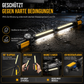 📢📢40% RABATT !!⏰Aufladbare LED-Arbeitsleuchte mit starkem Magnetfuß, handgehaltene superhelle Taschenlampe für Kfz-Reparatur und -Wartung