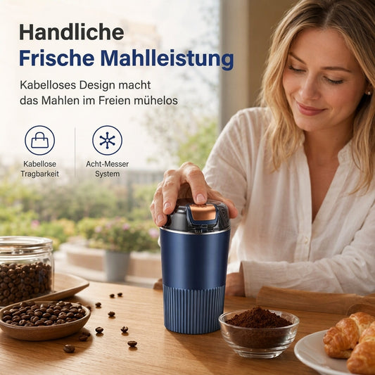 📢📢40% RABATT !!⏰Kompakte elektrische Haushaltsmühle mit 8 Multifunktions-Trockenpulvermahlmaschine für Getreide