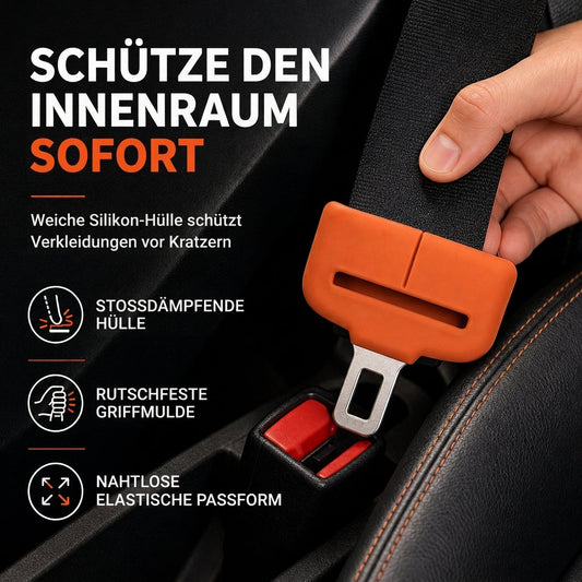 📢📢Kaufe 1, erhalte 1 gratis !!⏰Universeller schützender Silikonüberzug für Autogurt-Schnallen, stoßfest und kratzfest – Innenraum-Modifizierungszubehör