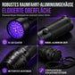 📢📢50% RABATT !!⏰51-LED-UV-Taschenlampe 395 nm, ultraviolettes Schwarzlicht-Detektor aus Aluminiumlegierung, Handgerät zur Erkennung von Falschgeld und zur Schmuckbewertung