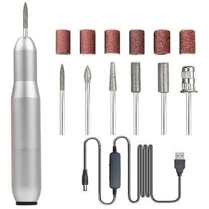 📢📢50% RABATT !!⏰Tragbarer elektrischer USB-Nagelfräser-Stift für Maniküre