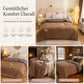 📢📢JETZT 50 % RABATT⏰🛏️ Dicke gesteppte Winterdecke aus Schneeflocken-Samt, kuschelig warm ❄️