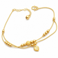 💛 50% RABATT! 🦶 Damen Fußkettchen – Doppellage & Herz-Anhänger in Goldton ✨