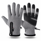 📢📢50% OFF !! ⏰Winter wasserdichte winddichte, gefütterte Outdoor-Sporthandschuhe mit Reißverschluss für Radfahren, Wandern und Skifahren