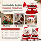Weihnachtliches Haustierkostüm für Hunde und Katzen – herbstlich-winterliche Festtagsoutfits mit Weihnachtsmann-Anzügen und Schneeflocken-Umhängen