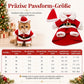 Weihnachtliches Haustierkostüm für Hunde und Katzen – herbstlich-winterliche Festtagsoutfits mit Weihnachtsmann-Anzügen und Schneeflocken-Umhängen