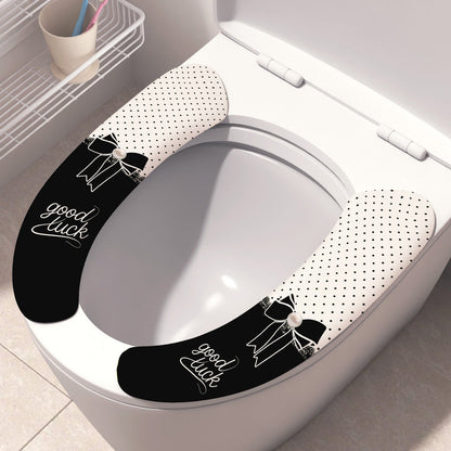 ✨ JETZT 50 % RABATT ✨Selbsthaftende WC-Sitzauflagen mit elektrostatischer Haftung