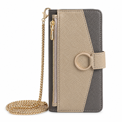 ✨ 50% RABATT! 📱 PU-Leder Flip-Hülle mit Kartenfächern, Standfunktion & Trageband – praktische Handyhülle