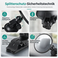 📢📢50% RABATT !!⏰Weitwinkel konvexer Rückspiegel mit Saugnapf- und Clip-Halterung, rund 12,5 cm, Hilfs-Rückfahrspiegel für Elektro- Dreiräder und Babybeobachtung