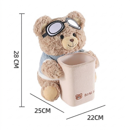 📢📢50% RABATT !!⏰Niedlicher Teddybär Plüsch Auto Taschentuchhalter & Aufbewahrungsbox