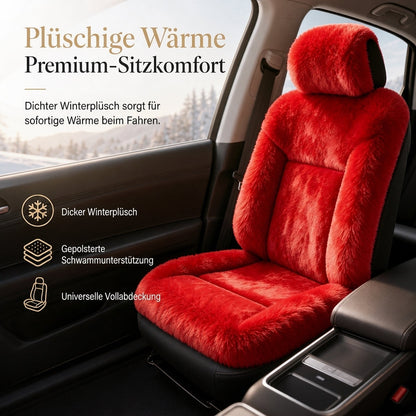 📢📢50% RABATT !!⏰Universelle Winter Warme Plush Autositzbezüge Einfarbige Komfortable Autositzkissen-Set