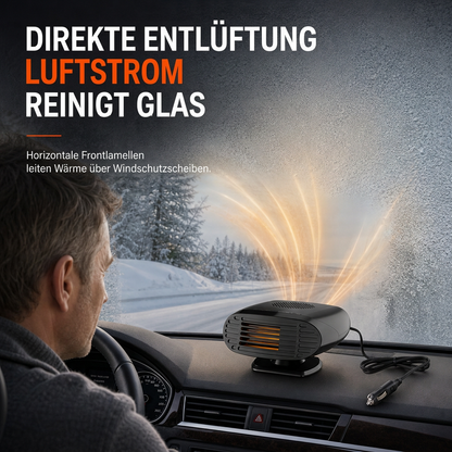 📢📢50% RABATT !!⏰Mini 12V Auto-Heizgebläse und Enteiser für Beschlagentfernung und Heizung der Frontscheibe