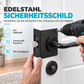 📢📢50% RABATT !!⏰Edelstahl Einz Loch Türschloss Verstärkungsplatte für Innentüren aus Holz mit Schrauben