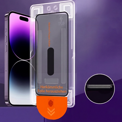 📢📢Kaufe 1, erhalte 1 gratis !!⏰Privacy Panzerglas Displayschutzfolie mit automatischer Staubabtragung