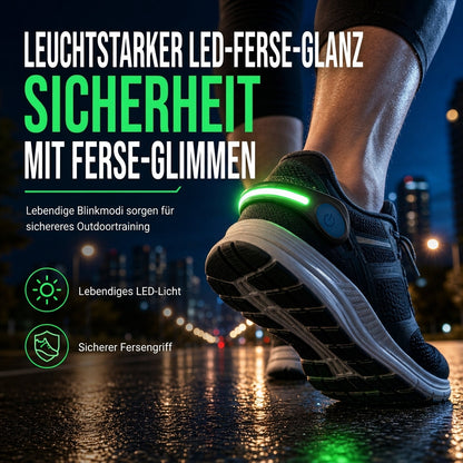 📢📢50% RABATT !!⏰LED leuchtender Schuhclip Blitzende Sicherheitswarnleuchte für Nachtlaufen und Radfahren