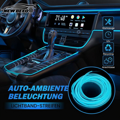 📢📢Kaufe 1, erhalte 1 gratis !!⏰LED-Streifen für die Fahrzeuginnenraumbeleuchtung, mehrfarbiges USB-Stimmungslicht, einfache Installation