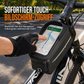 Wasserdichte Fahrrad Rahmentasche Oberrohr Fahrradtasche mit Handyhalterung für Mountainbikes und Rennräder