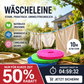 📢📢 JETZT 50 % RABATT!! ⏰ Rutschfeste Wäscheleine – Langlebig & UV-beständig – Perfekt für Balkon, Garten oder Waschküche – hält Kleidung sicher an Ort und Stelle ☀️